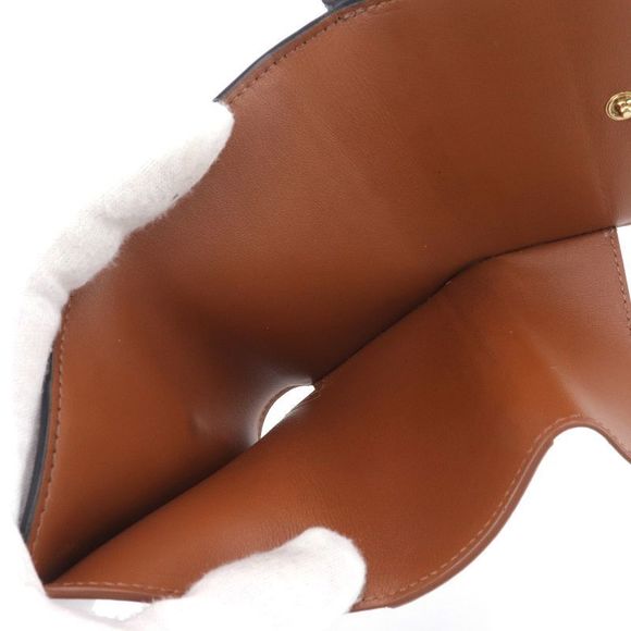 Celine Triomphe Trifold Wallet Canvas Tan - Picture 5 of 7